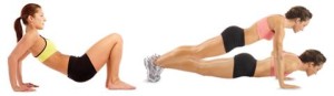 dip and push up