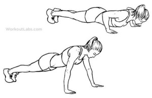 push up from the ground