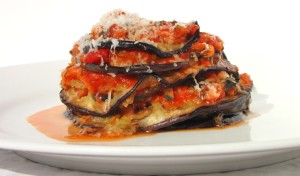 Eggplant & zucinni parmigiana2
