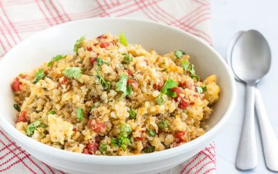 Cauliflower fried rice (no rice)