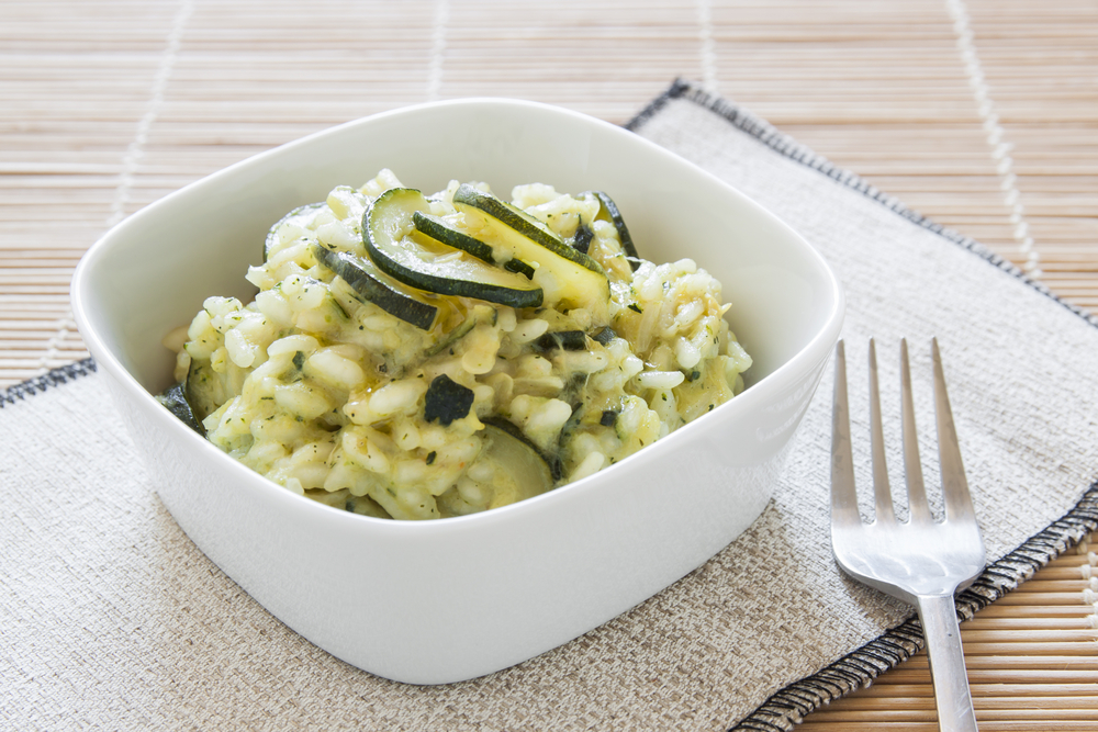 Pea and Zucchini Risotto