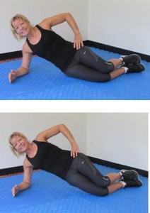 knee side plank