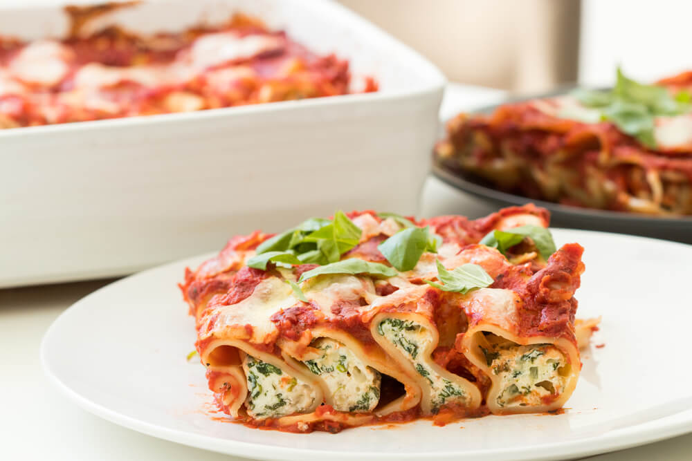 Spinach and Ricotta Cannelloni