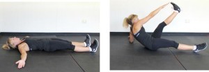 Leg raisers & toe touches