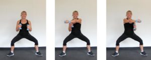Sumo squat punch