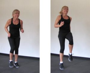 fast feet and high knees