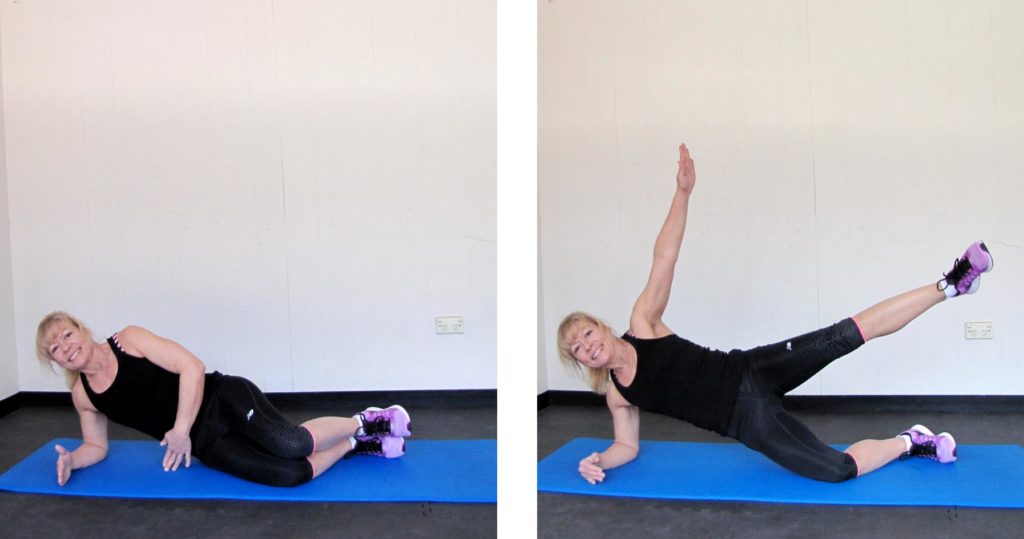 Side plank pop up