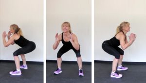 U turn squats