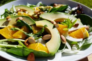 Orange and avocado salad
