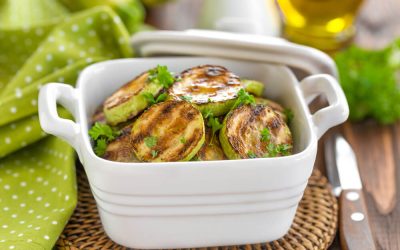 Zucchini Topped Risotto