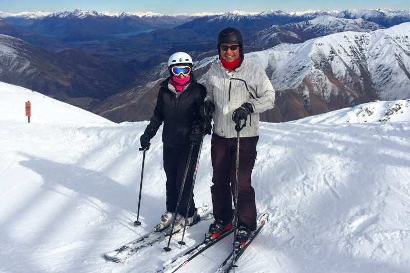 Jenny Skiing in Cardrona
