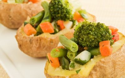 Potatoes Stuffed With Veggies