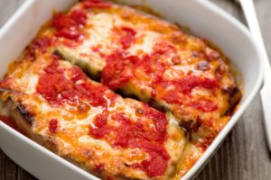 Parmigiana with lentils
