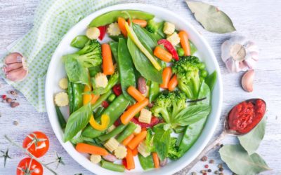 Veggies With Mustard Dressing