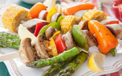 BBQ Vegetable Skewers