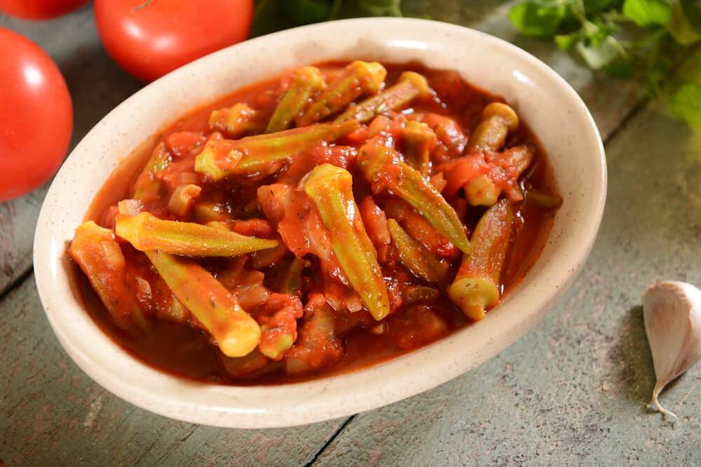 Okra in tomato Sauce