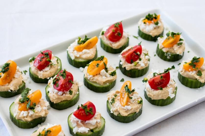 Hummus & Cucumber Bite