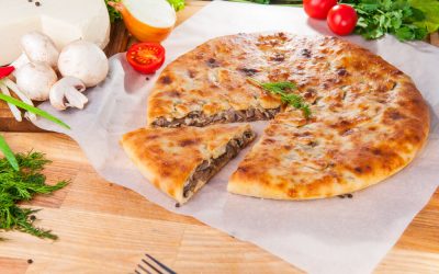 Mushroom Pizza Calzone