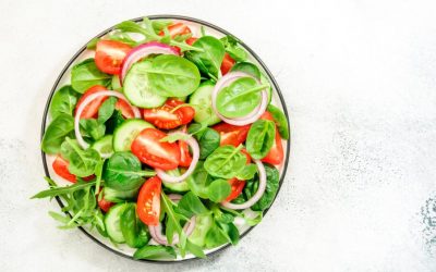 Tomato and Baby Spinach Salad