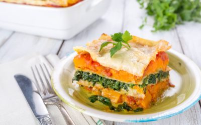Pumpkin And Spinach Lasagna
