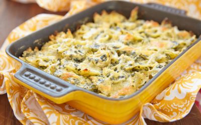 Spinach and Artichoke Pasta Bake