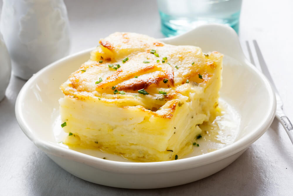Parsnips & Potato Gratin